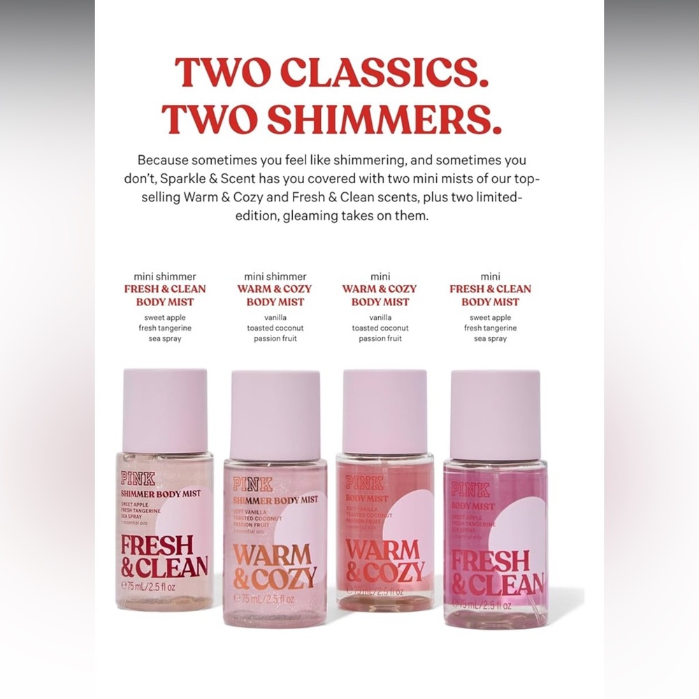 Victoria Secret Pink Sparkle & Scent Gift Set